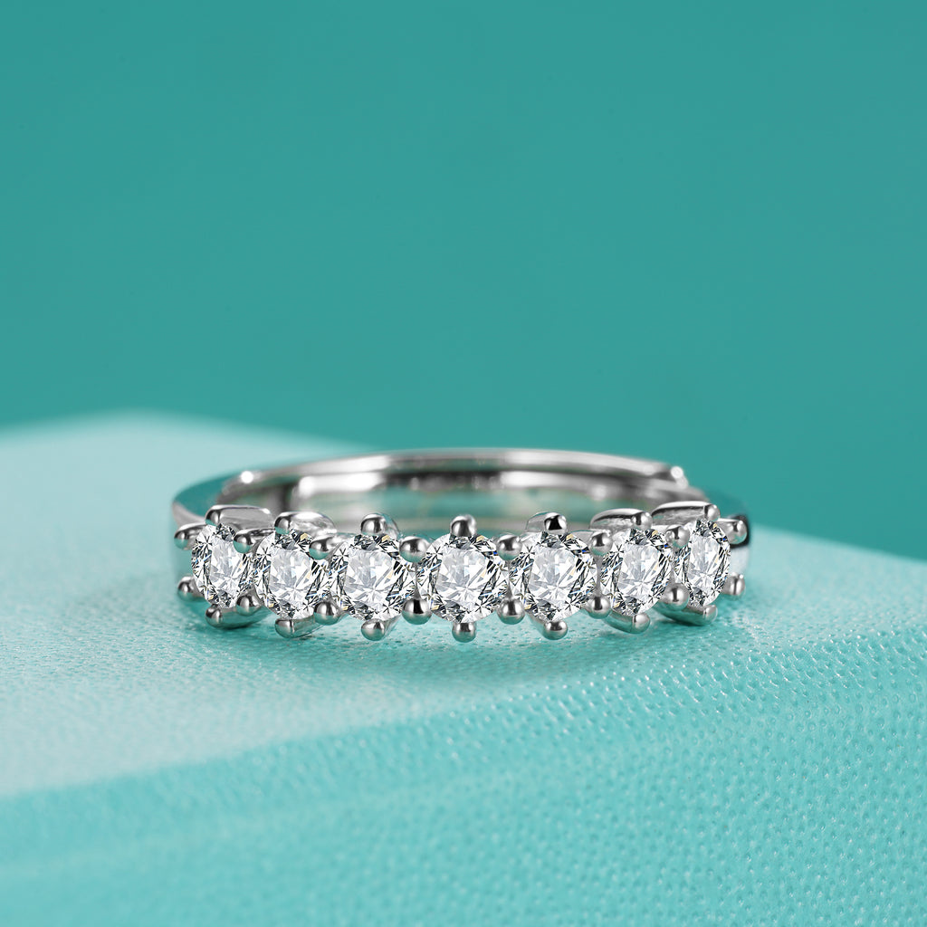 0.7-carat grain row ring [MSR.056]