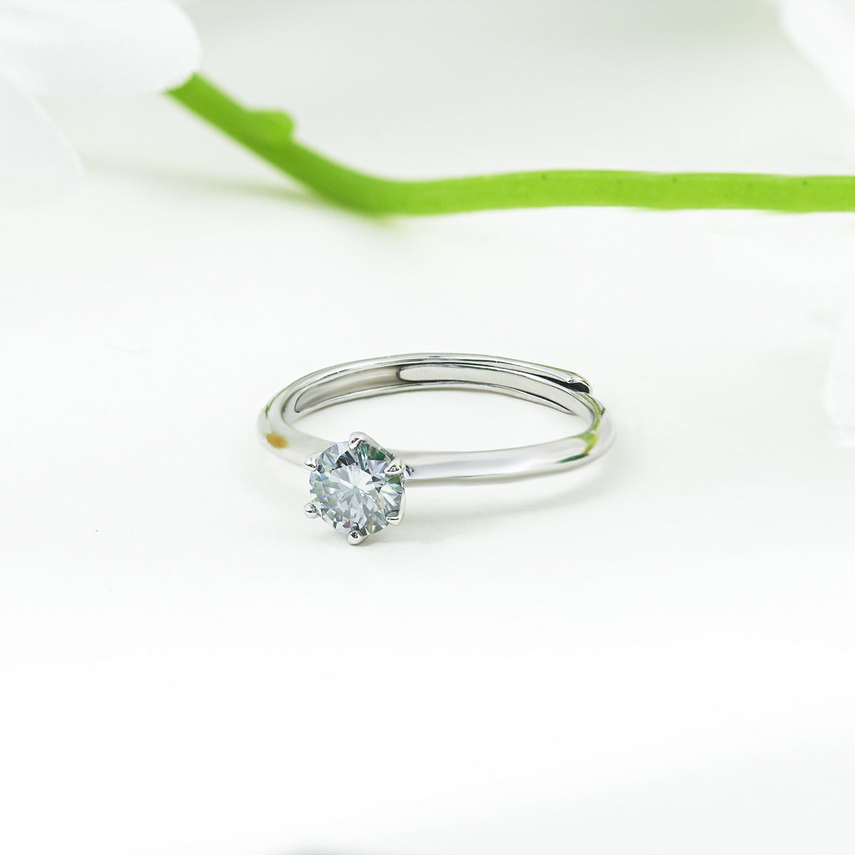 Gray T's classic six claw ring [MSR.001GR]
