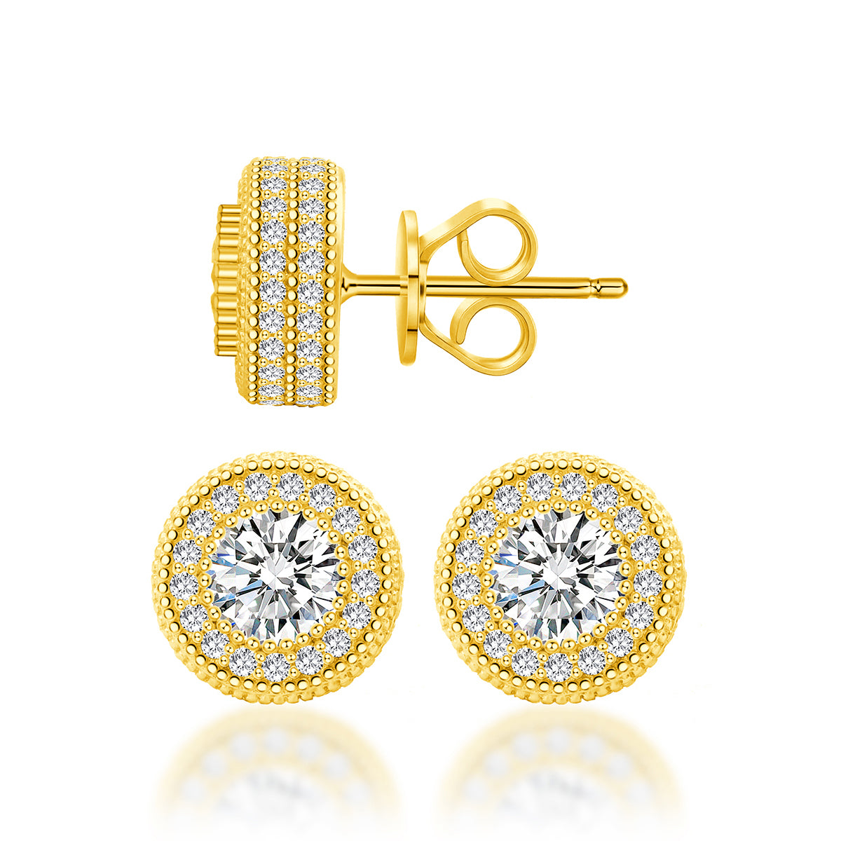 Wheel Cake Earrings [MSE.281-1]