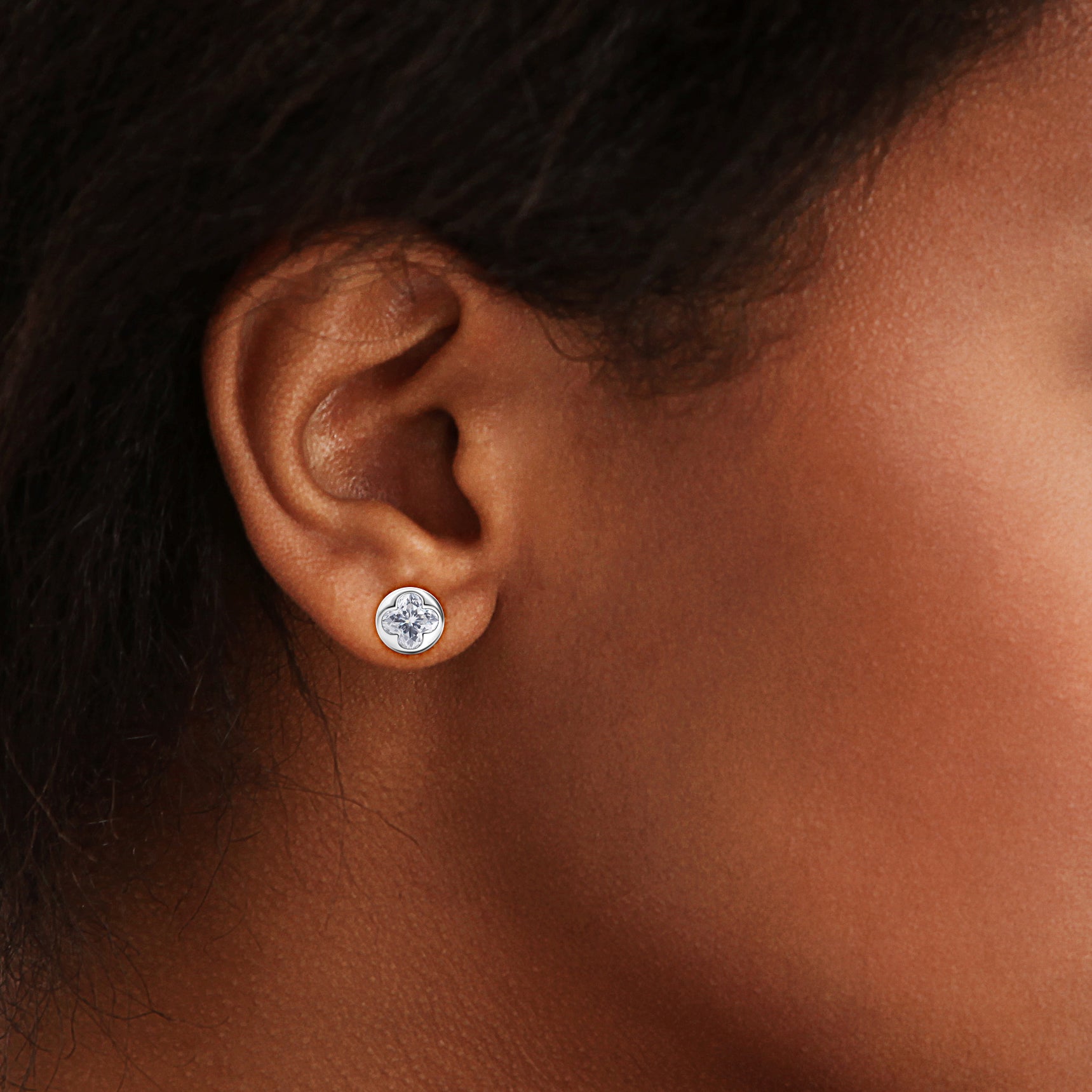 [ME0005] Four-leaf clover earrings