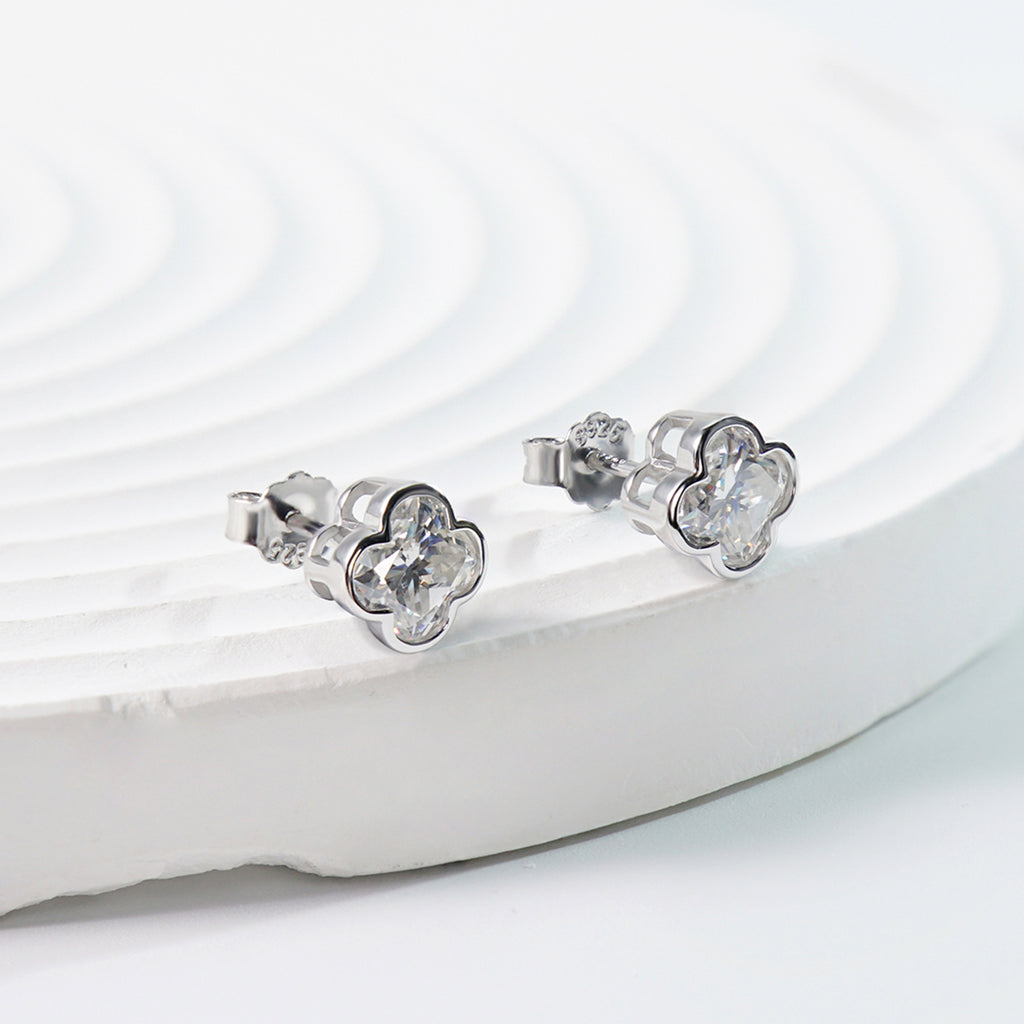 [ME0006] Four-leaf clover earrings