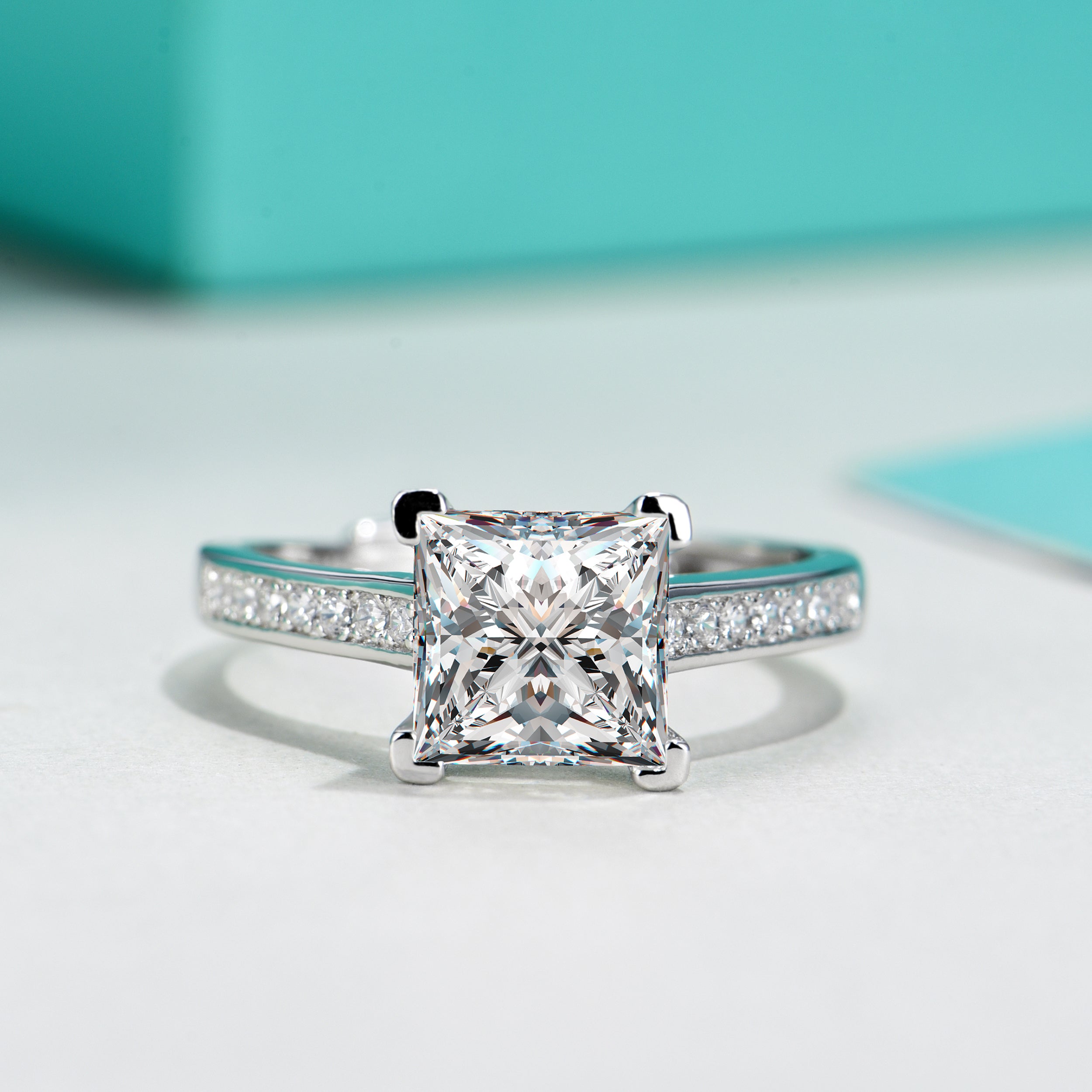 1-carat pure love princess ring [MSR.043]