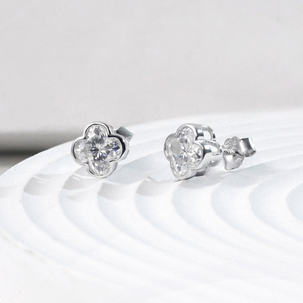 [ME0006] Four-leaf clover earrings