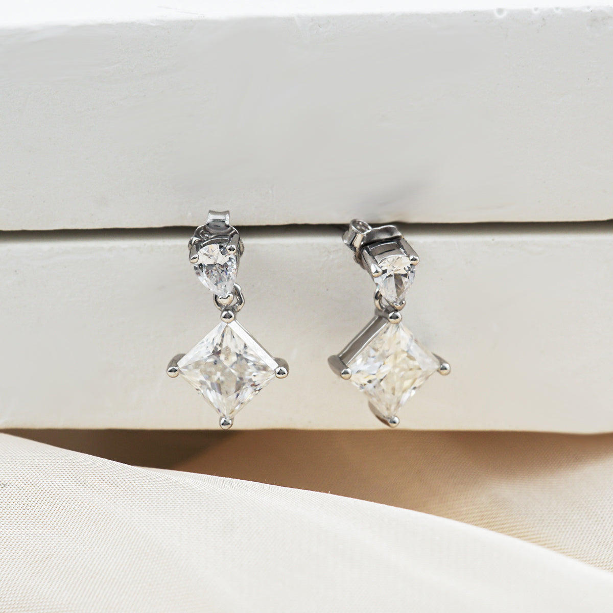 Square Earrings [MSE.009]