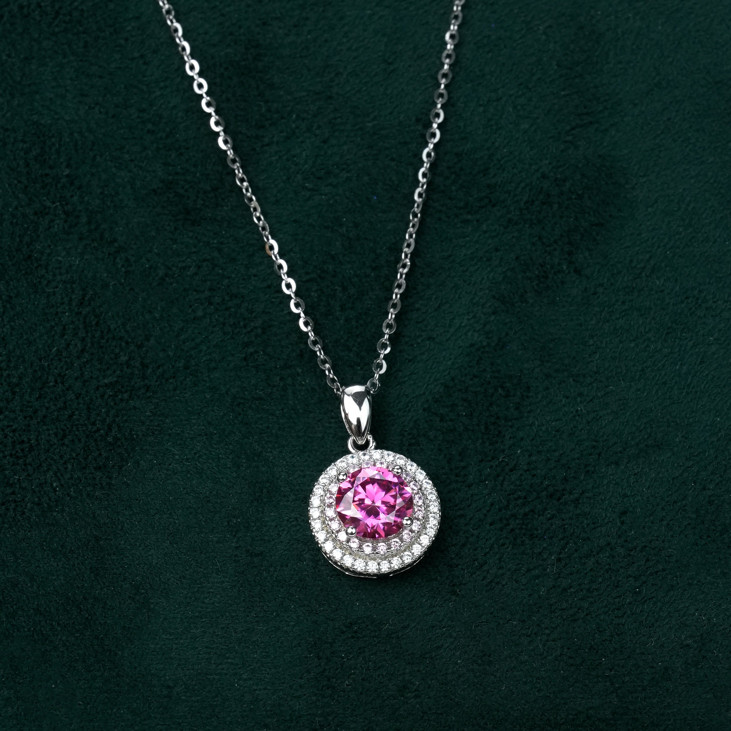 Pink Diamond Luxury Cake Pendant [MSD.186P]