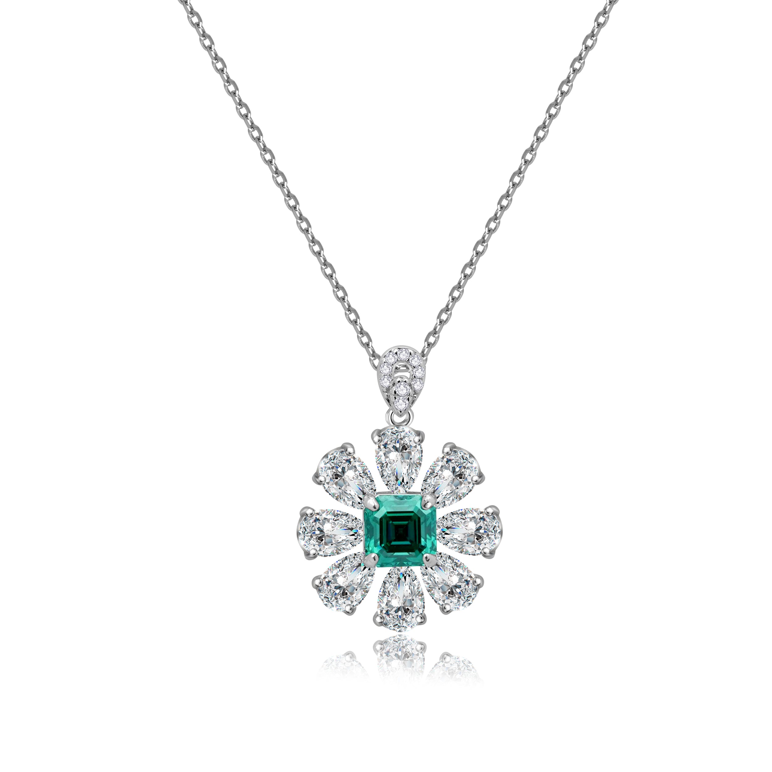 Green Core Queen Flower Pendant [MSD.316G]