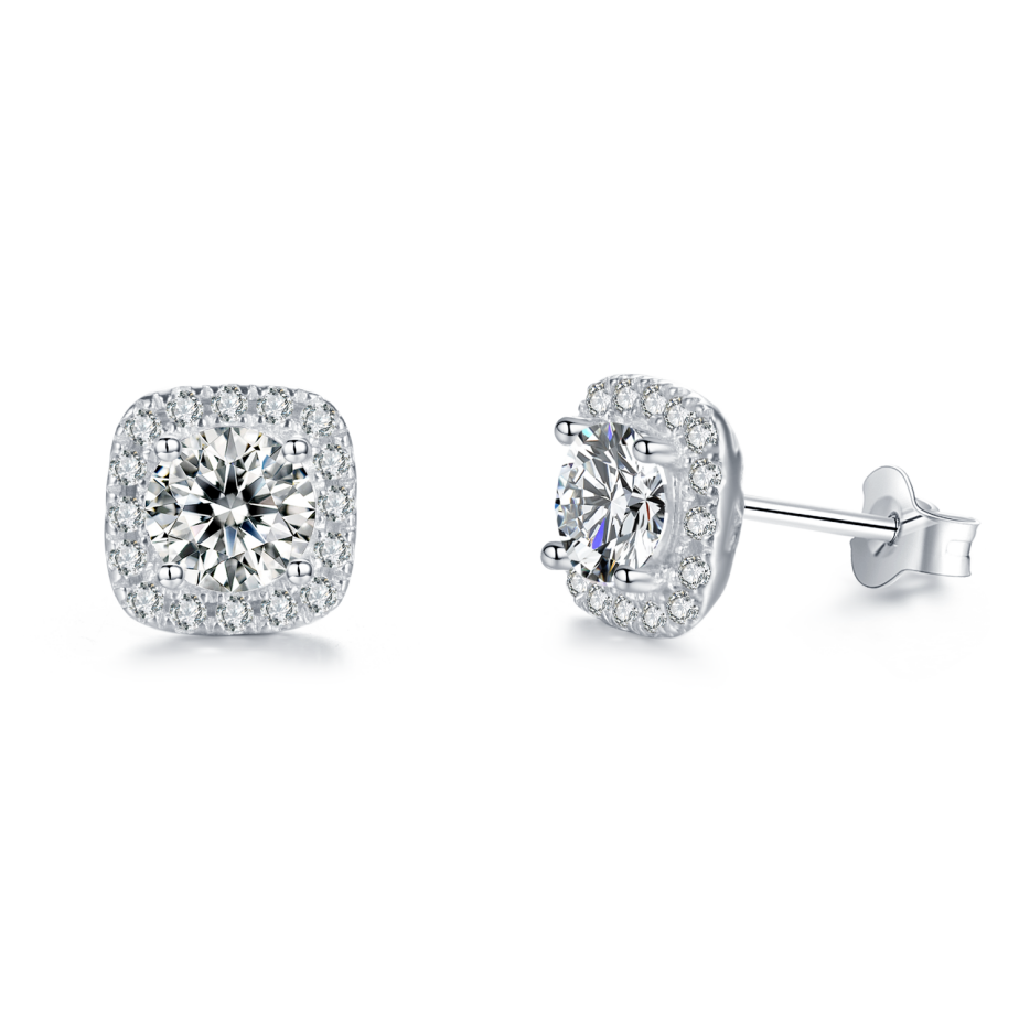 Square Round earrings [MSE.184-1]