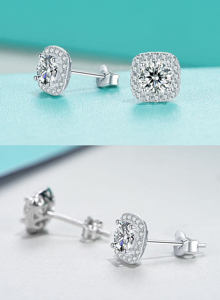 Square Round earrings [MSE.184-1]