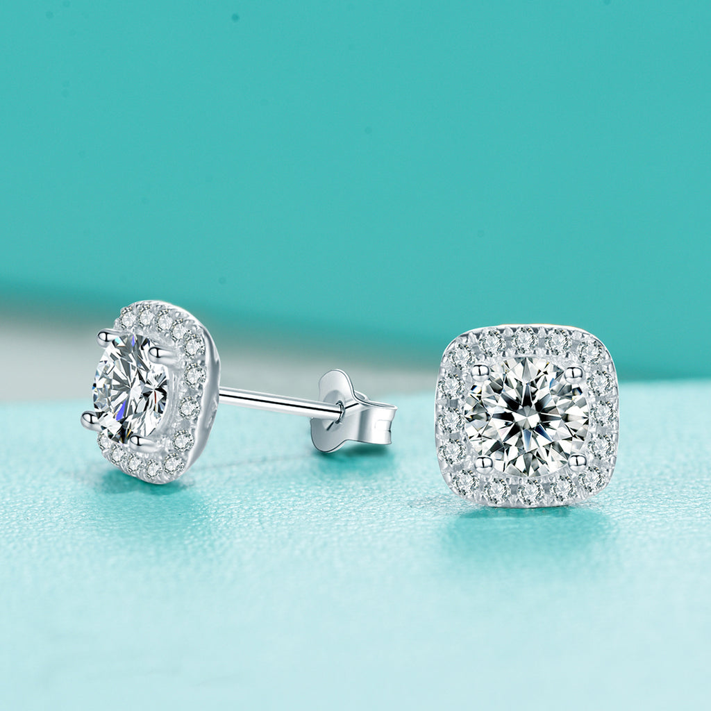 Square Round earrings [MSE.184-1]