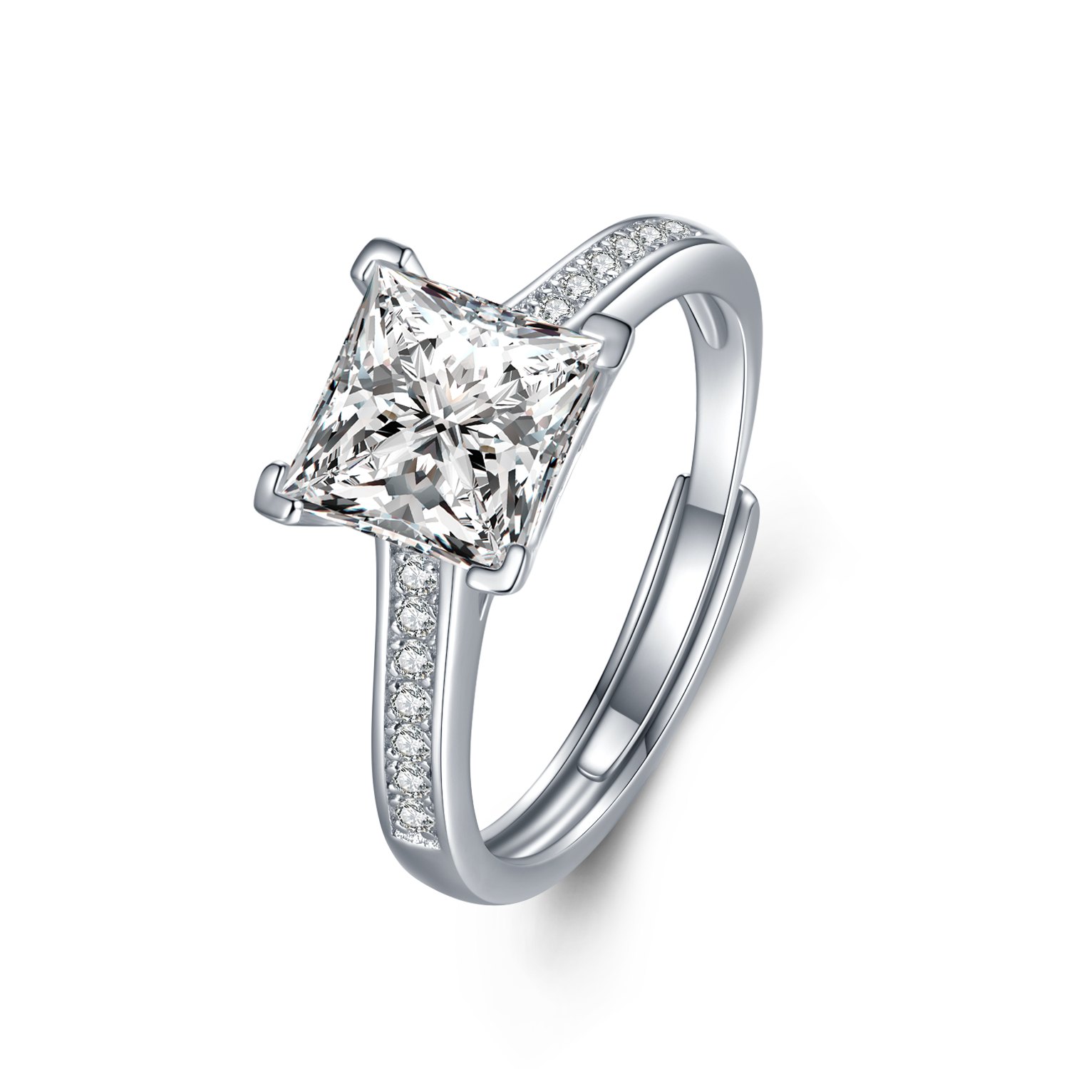 1-carat pure love princess ring [MSR.043]