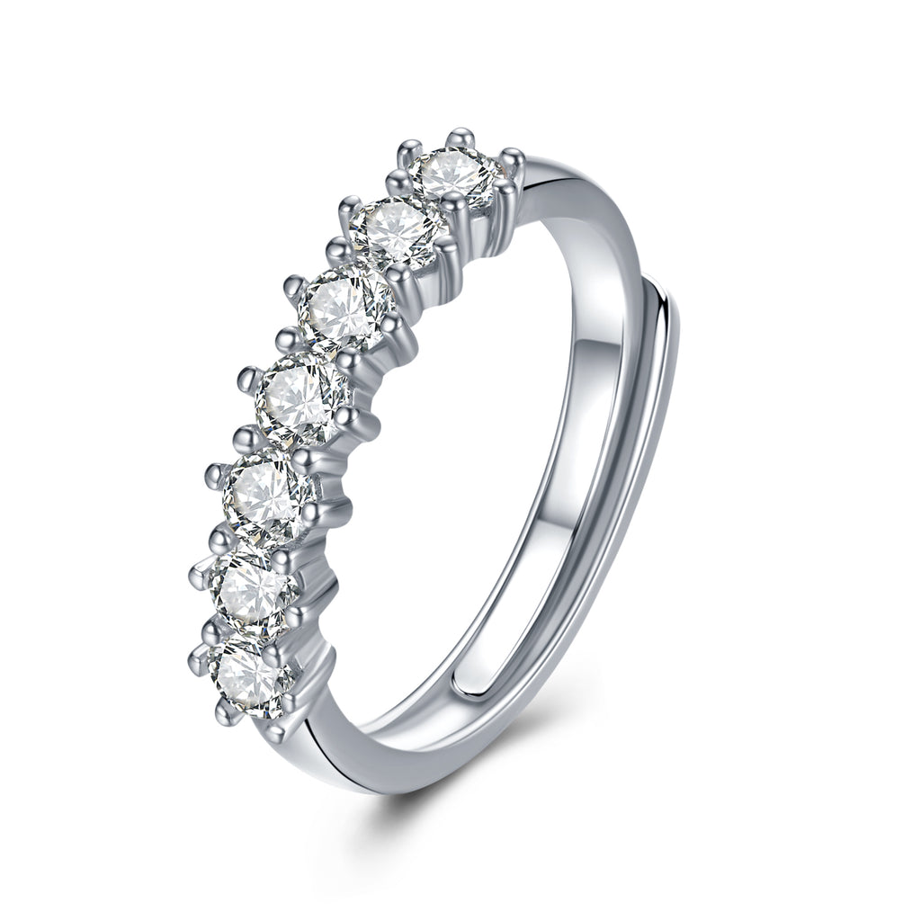 0.7-carat grain row ring [MSR.056]