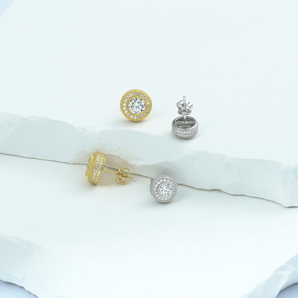 Wheel Cake Earrings [MSE.281-1]