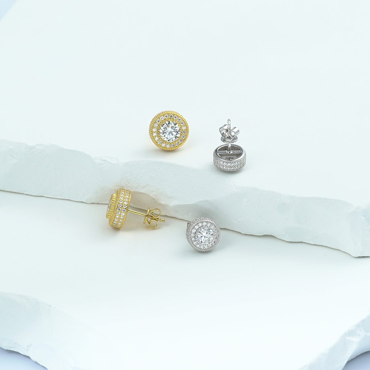 Wheel Cake Earrings [MSE.281-1]