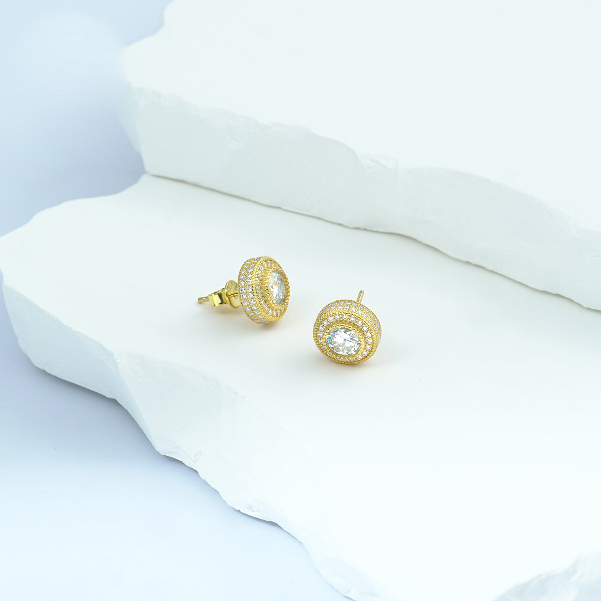 Wheel Cake Earrings [MSE.281-1]