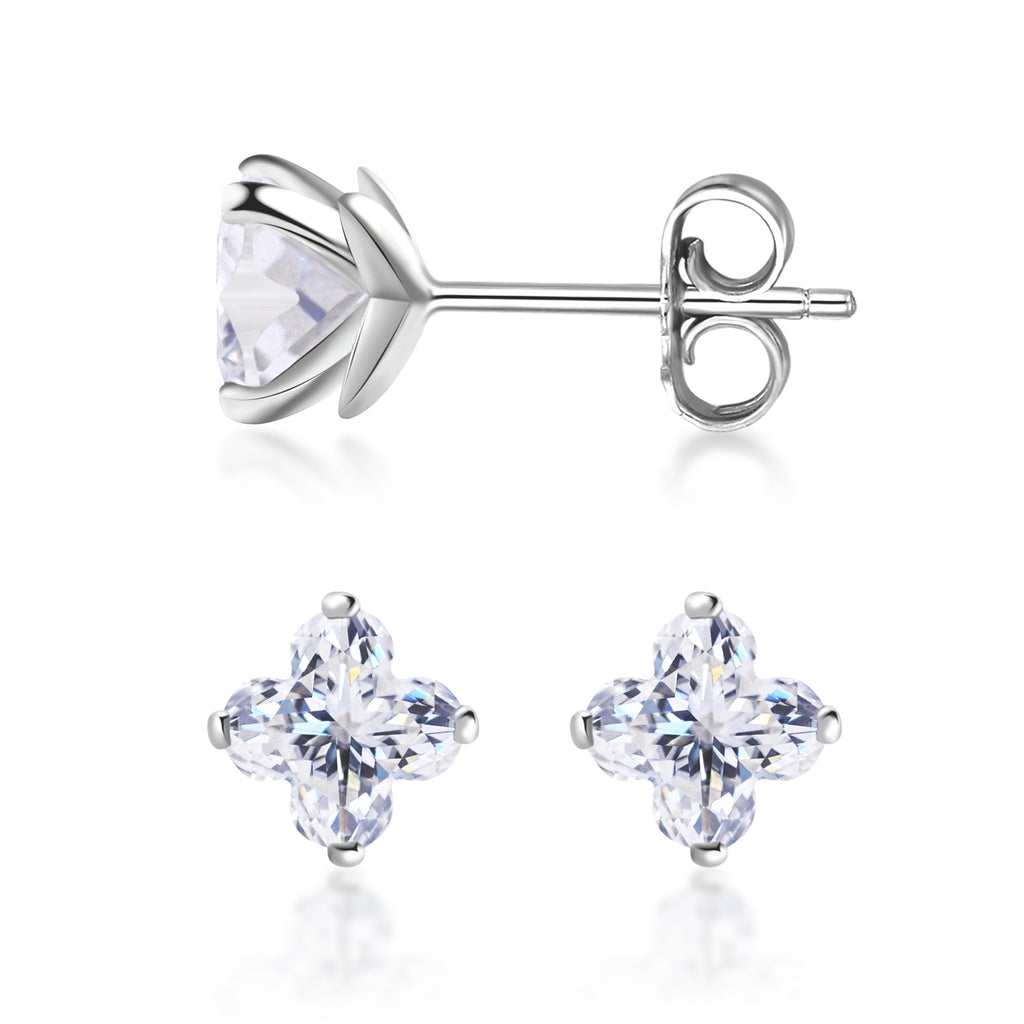 [ME0002] Four-leaf clover earrings