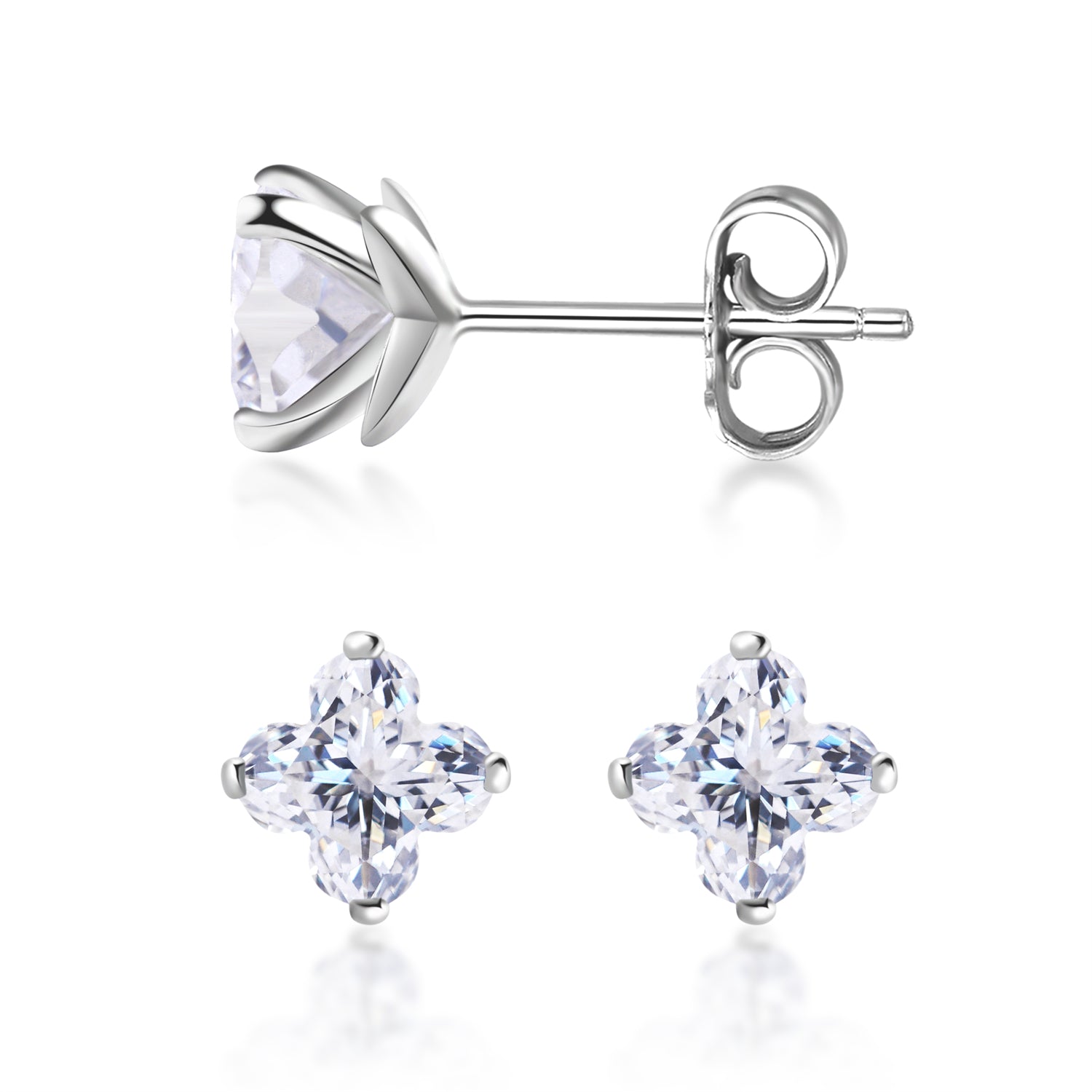[ME0002] Four-leaf clover earrings
